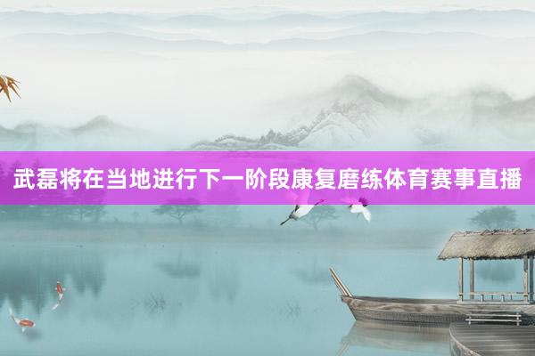 武磊将在当地进行下一阶段康复磨练体育赛事直播