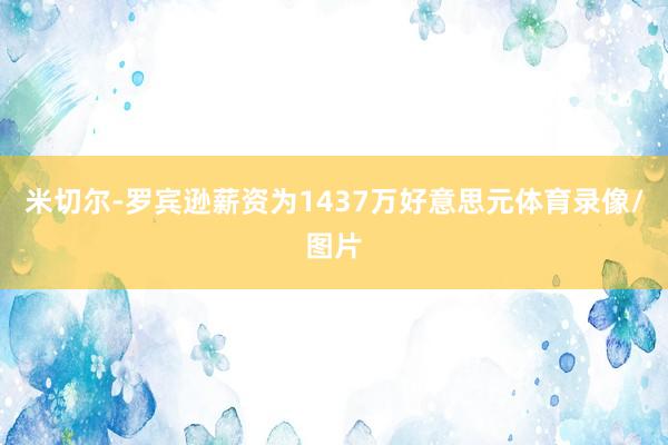 米切尔-罗宾逊薪资为1437万好意思元体育录像/图片
