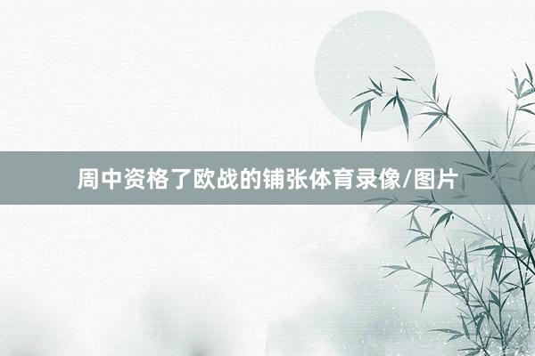 周中资格了欧战的铺张体育录像/图片