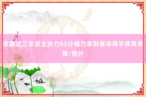 依靠这三东谈主协力85分竭力拿到客场得手体育录像/图片