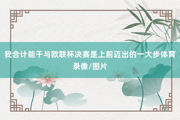 我合计能干与欧联杯决赛是上前迈出的一大步体育录像/图片