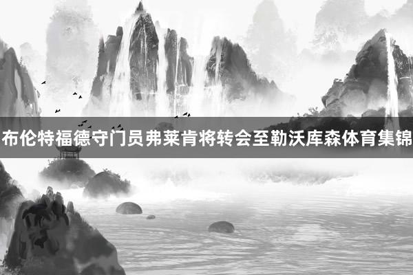 布伦特福德守门员弗莱肯将转会至勒沃库森体育集锦