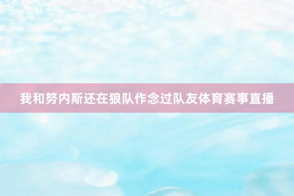 我和努内斯还在狼队作念过队友体育赛事直播