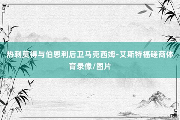 热刺莫得与伯恩利后卫马克西姆-艾斯特福磋商体育录像/图片