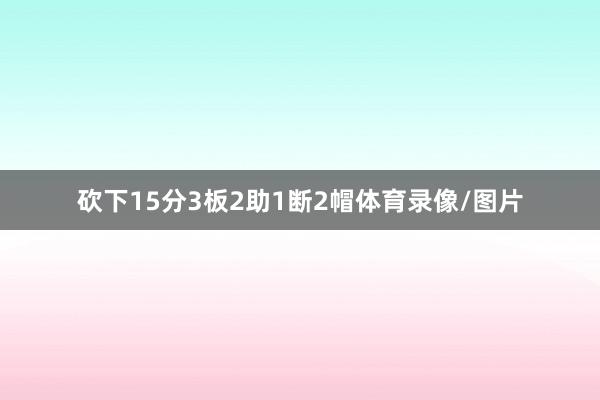 砍下15分3板2助1断2帽体育录像/图片