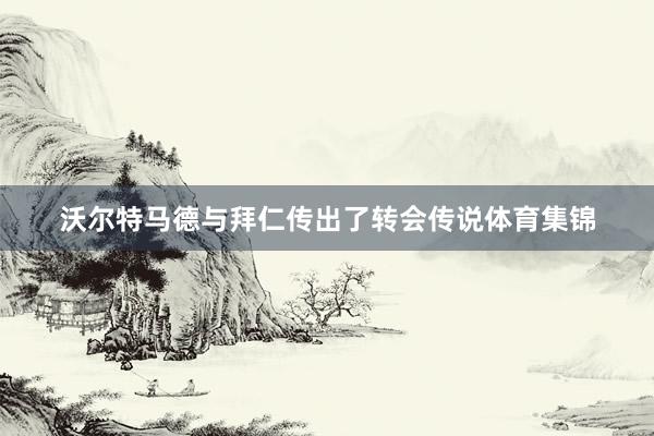 沃尔特马德与拜仁传出了转会传说体育集锦