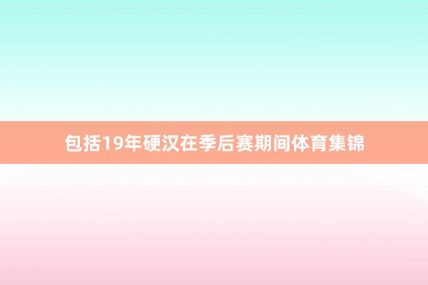 包括19年硬汉在季后赛期间体育集锦